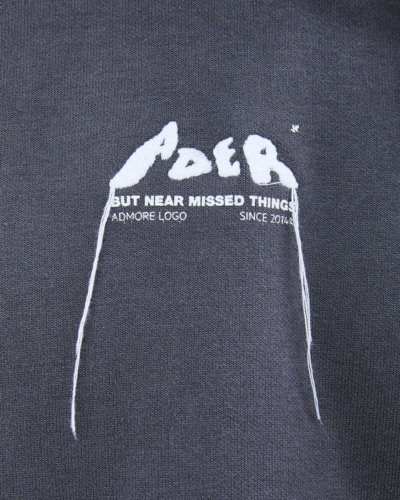 ADER ERROR아더에러]Admore logo hoodie Grey